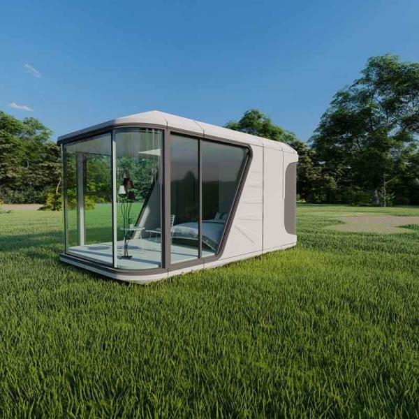 Mobile Hotel Tiny House Capsule For Traveling Mini Home 5ton 5.8*3.3*3.2m