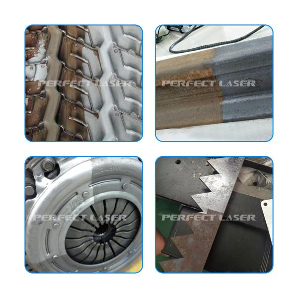 Perfect Laser 1000W 1500W 2000W 3000W Handheld Double-head Metal Materials Carbon Steel Plates Fiber Laser Cleaning Machine