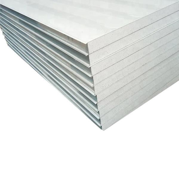 0.3-0.6mm Panneau sandwich en tôle d'acier EPS pour le métal et le matériau en acier de couleur dans la construction durable