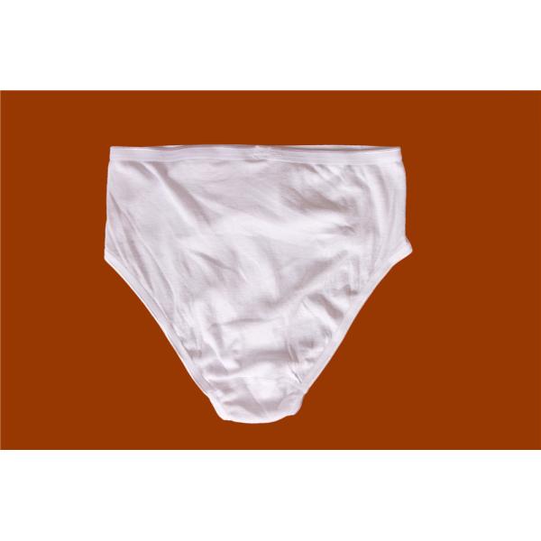 White Pure Cotton Ladies Briefs Breathable Womens Seamless Briefs