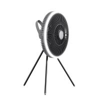 Los ABS suelan la fan eléctrica recargable permanente del trípode 1000mah de las fans tres con la luz