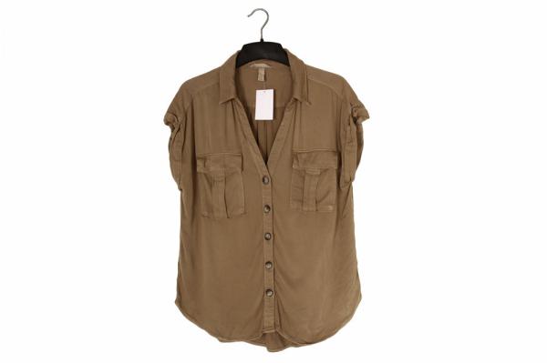 H&m ,, Ladies Shorts sleeve casual shirts / Woman's Casual Blouse / New fashion Cheap Shirts