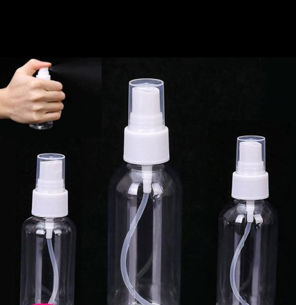 50ml 60ml 100ml PET Spray Bottle Perfume Plastic Mist Spray Bottle
