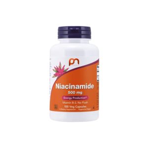 Health Glow Niacinamide 500mg Vitamin B3 Supplement - Flush-Free Energy Support