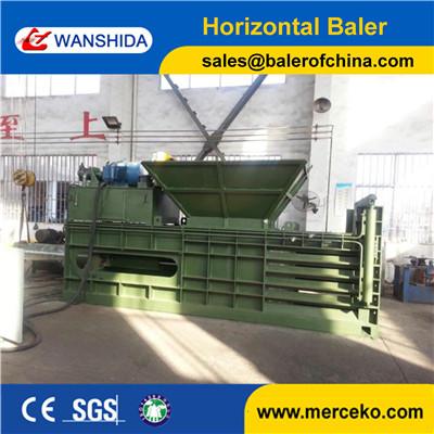 China Waste Cardboards Baler Horizontal Waste Paper Baling Press Compactor