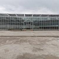 Estufa agrícola de vidro da fibra de vidro completa da estufa do Multi-período do crescimento de vegetais