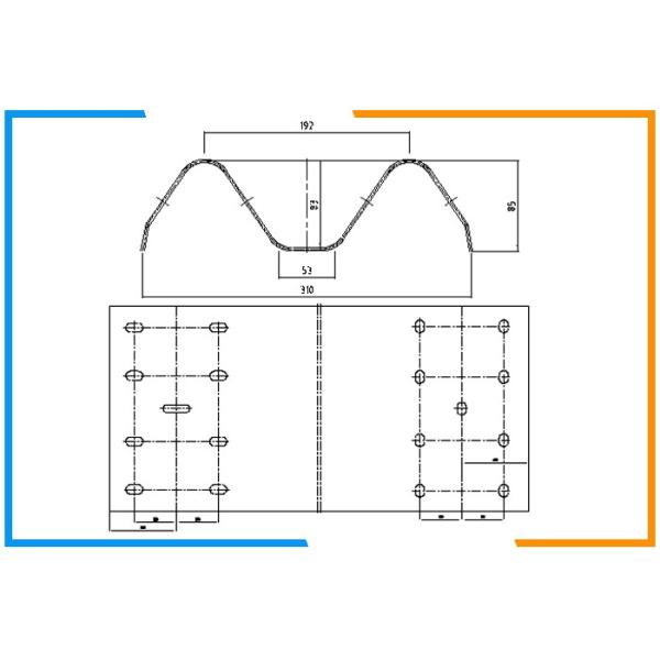 15М/мин 25мм гальванизировало стальной крен усовика формируя подгонянный цвет машины 380В 7.5Кв гидравлический