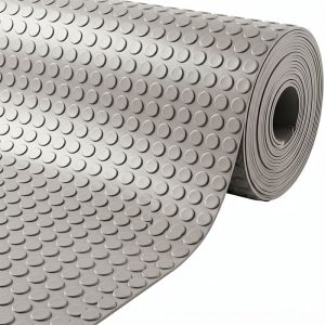 Waterproof Studded Rubber Flooring Matting Anti Slip For Garage Workshop