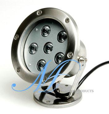 marine stainless steel underwater light, IP68 led pool light, fountain LED lamp