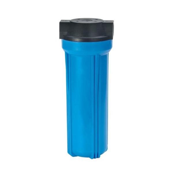 10 Inch 10x2.5 Blue Water Filter Housing 1/4 Plastic Port For Water Purifier