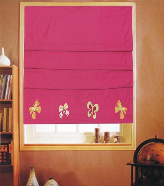 Chain Roman Windows Shades Blinds Manual Fire Retardant, Tc Fabric