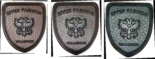 Custom Embossed Synthetic Leather Patches For Jeans / Garment And Suitcase