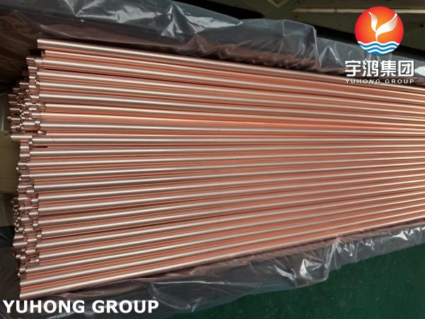 ASTM B111 / ASME SB111 C12200 Copper Tube for Condenser Heat Exchanger