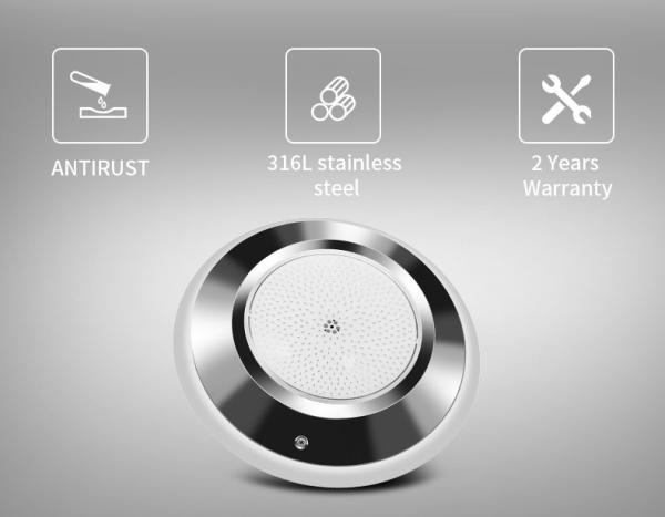 300MM 316LSS Wall Mounted LED Pool Light 12V IP68 18W 24W 35W