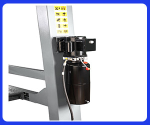 Hydraulic 4 post car lift/ 4 tons four post car lift with electrical secondary jack