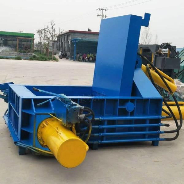 PLC Copper Portable Scrap Metal Balers , Brass Hydraulic Metal Baler