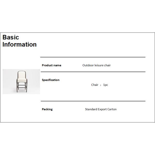 Conjunto de jardín de la villa Patio Rattan Wicker silla de aluminio diseño Muebles de interior y exterior