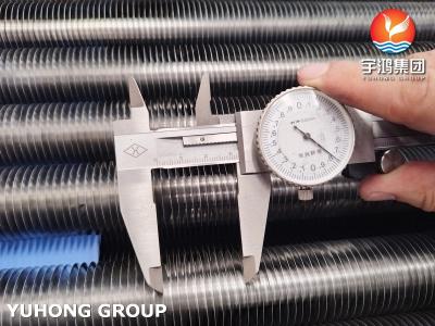 Al1060 Embedded G Type Fin Tubes ASTM A179 Aluminium Strip For Air Cooler