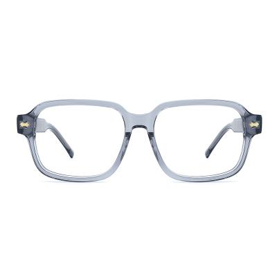 CNC que mói vidros materiais Gray Clear Lens Thick do acetato quadrado