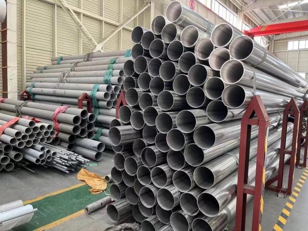 Tubulação de aço inoxidável soldada laminada quente lustrada dos Ss SUS304 316 sem emenda redondos Inox 321 309S 310S do tubo do metal