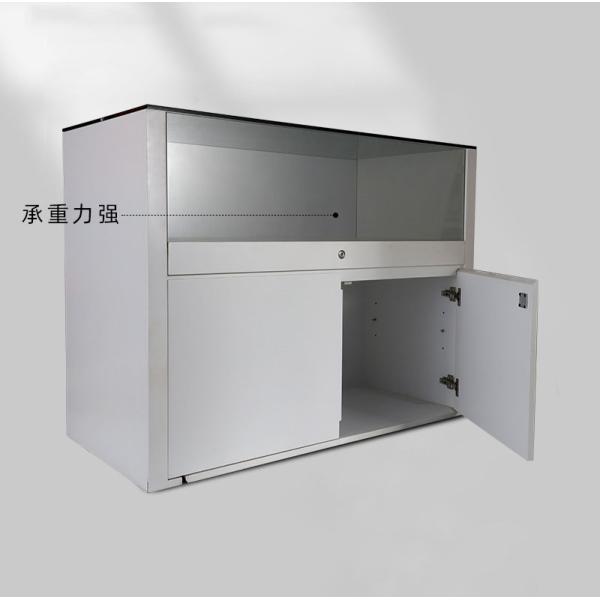 Eco-friendly Glass Display Showcases for Retail Shops Custom Made Aluminium Cabinets