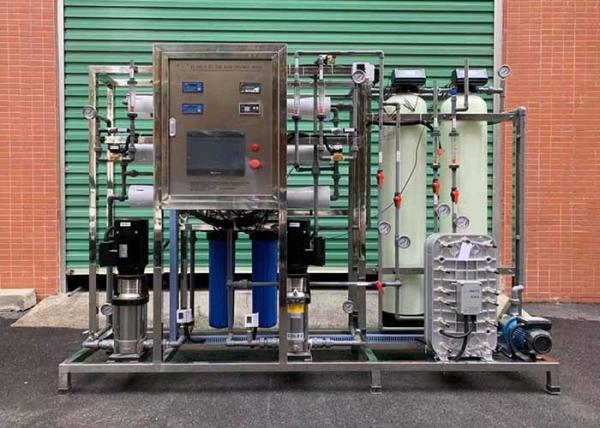 SS304 Material RO Water Treatment Plant / 250L/H RO Water Purifier Machine