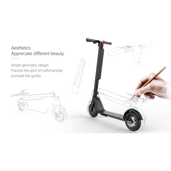 Livraison d'entrepôt UE/États-Unis 350W X8 Scooter électrique pliable 10 pouces 10Ah Scooters électriques pour la connectivité Bluetooth
