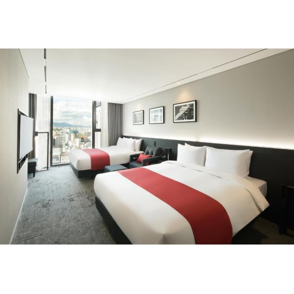 Hot Sell Best Western Plus Commercial Modern Style Hotel Bedroom Suite 3 Star Wood Hotel Nordic Style Elegant Hotel Furniture