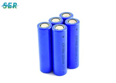 Pilha ICR18650 recarregável longa de Ion Battery 18650 3.7V 2200mah do lítio da vida de ciclo