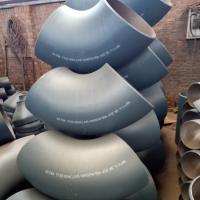 Aço carbono Sch40 encaixes de tubulação de Asme B16.9 Astm A234 Wpb do cotovelo de 90 graus