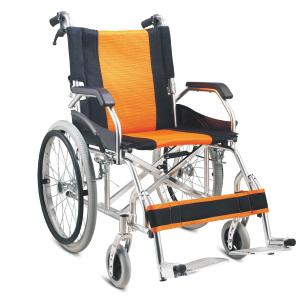 Rodízio manual de alumínio pediatra do sólido da cadeira de rodas 46cm da multi