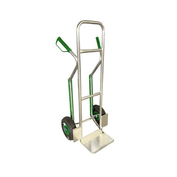 stair climbing  Aluminium industrial  Hand Truck ，Hand TrolleyWith Plastic Handle Buffer 150 Kg Loading Capacity
