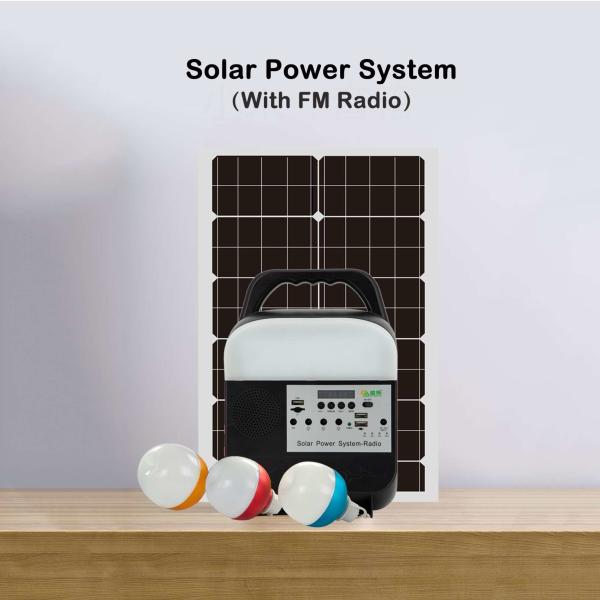 Mini Domestic Solar Power Systems Panel Lightbulb Portable Water Pump