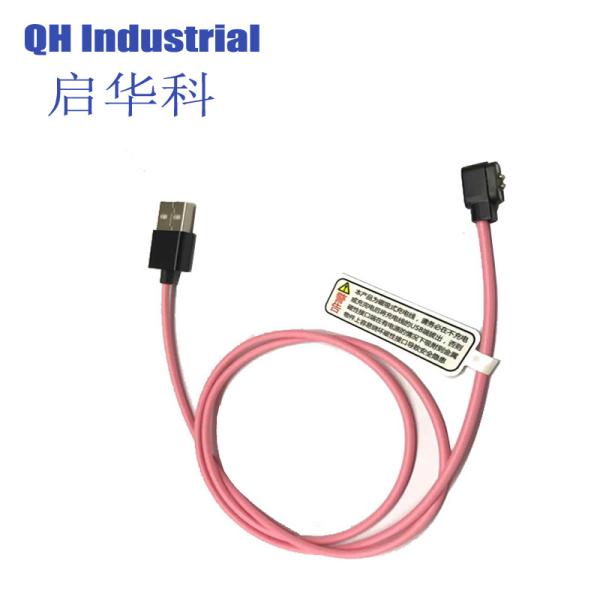 2Pin 2.84mm RoHS Standard Localizer Connector Magnetic Pogo Pin USB Connector  Standard Ethernet magnetic pogo pin