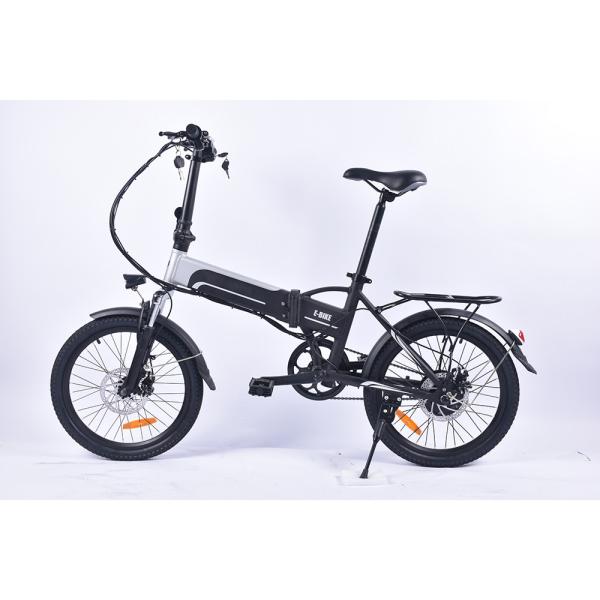 30km/H Lightweight Electric Folding Bike , PAS 20 Inch Wheel Electric Bikes