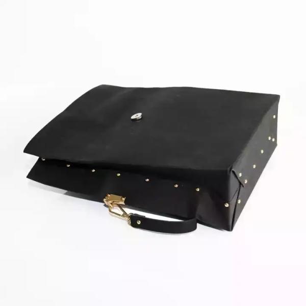 Washable Kraft Paper Cross Body Shoulder Bags Custom Print Handmade For Girls