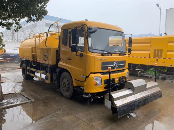 Dongfeng 10m3 tanque estrada caminhão de lavagem veículo seguro e higiênico