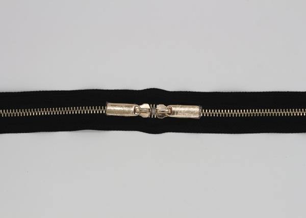 Customized Metal Zipper By The Yard , 20 Inch Open End 2 Way Jacket Zippers