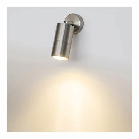2W fora das luzes solares fixadas na parede/lâmpada de parede de aço inoxidável inoxidável