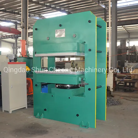 Rubber Vulcanizing Machine with Electric Steam Thermal Oil Heating PLC Automatic Control and Frame Structure