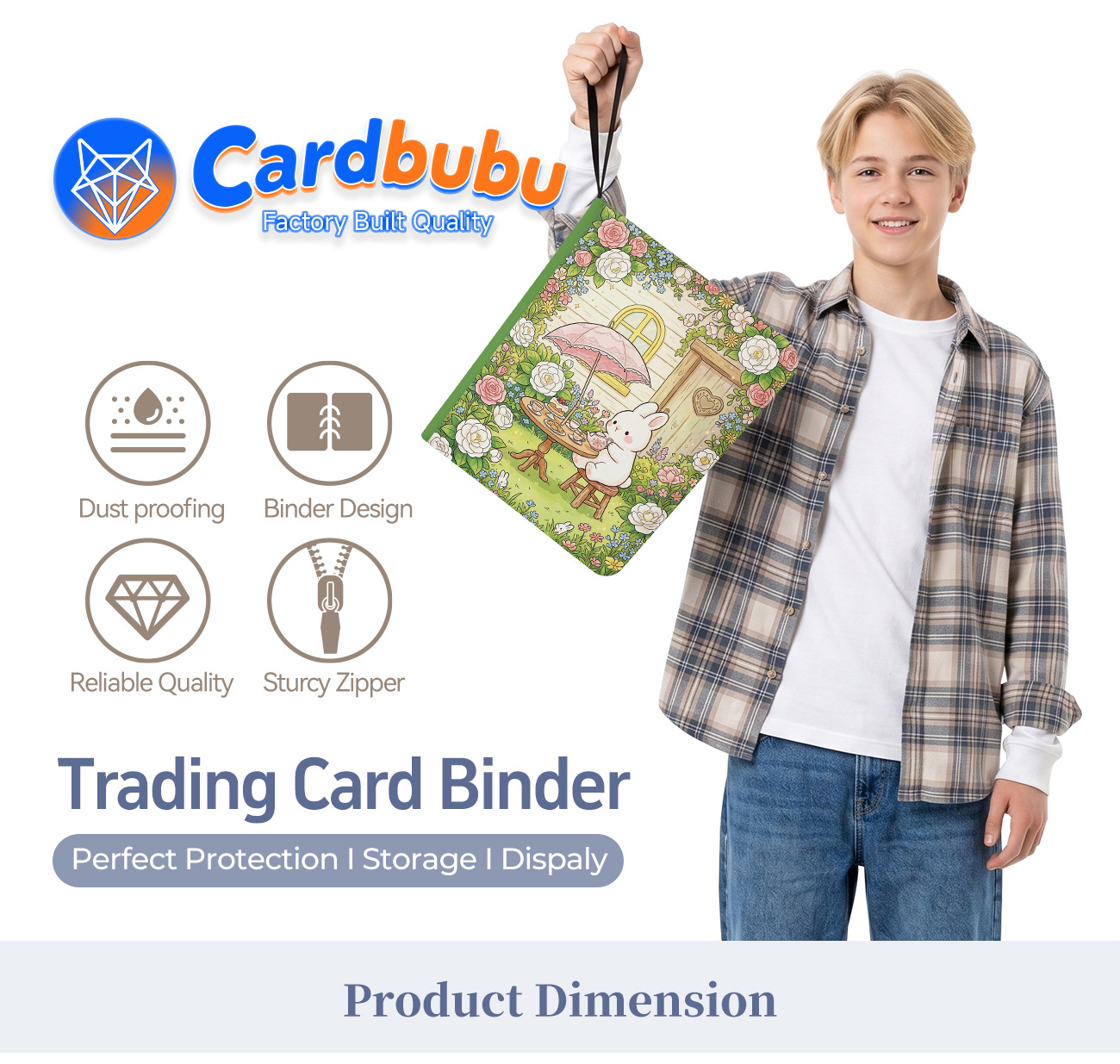 Offset Printing Postcard Album Binder Matte Gloss Custom Pokemon Binder