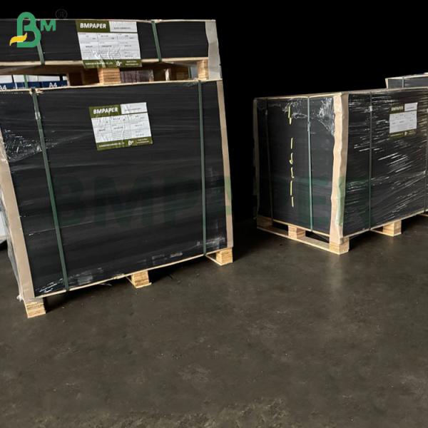 110g +110g +110g Black Corrugated Board For Cosmetic Box E Flute 700 x 1000mm