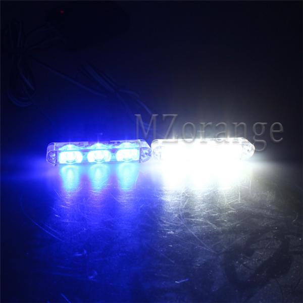 33cm Exterior Wire DC12V Police Car LED Strobe Lights