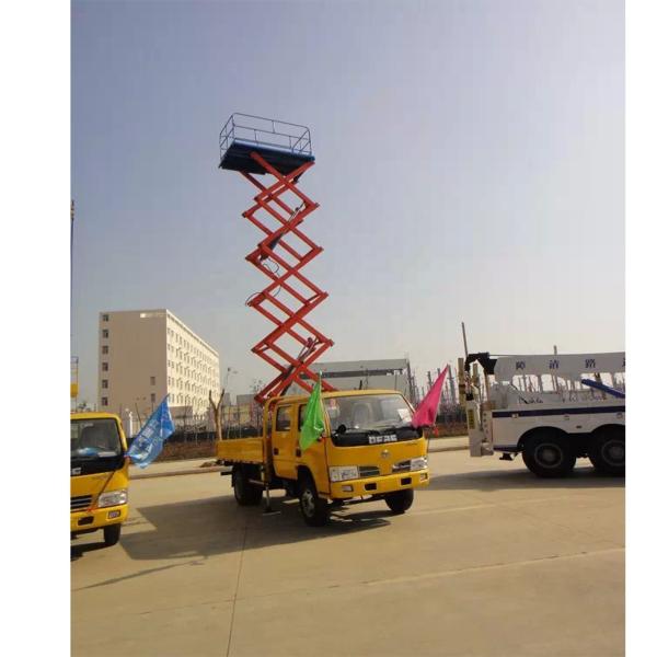 DFAC 4x2 Hand Operated High Altitude Lift Truck 8m 10m Double Cabin