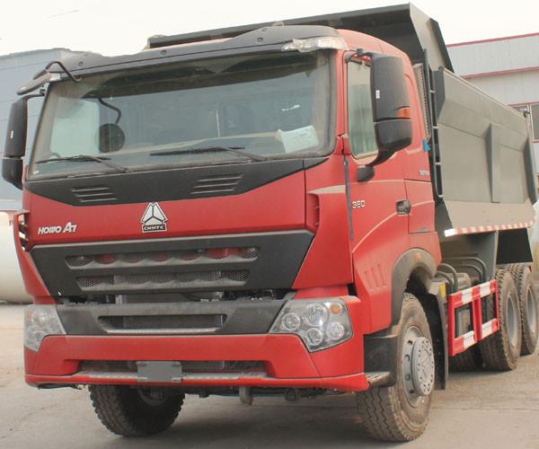 Tipper Dump Truck SINOTRUK HOWO A7 371HP 10 wheels 25tons ZZ3257N3647N1