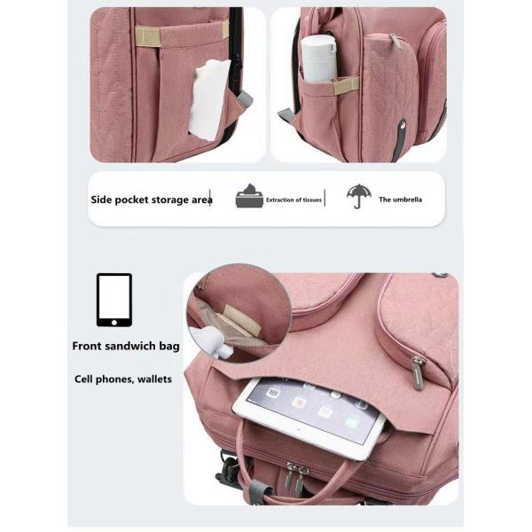 Удобная сумка мамы перемещения сумки пеленки мамы полиэстера 600d со шпаргалкой