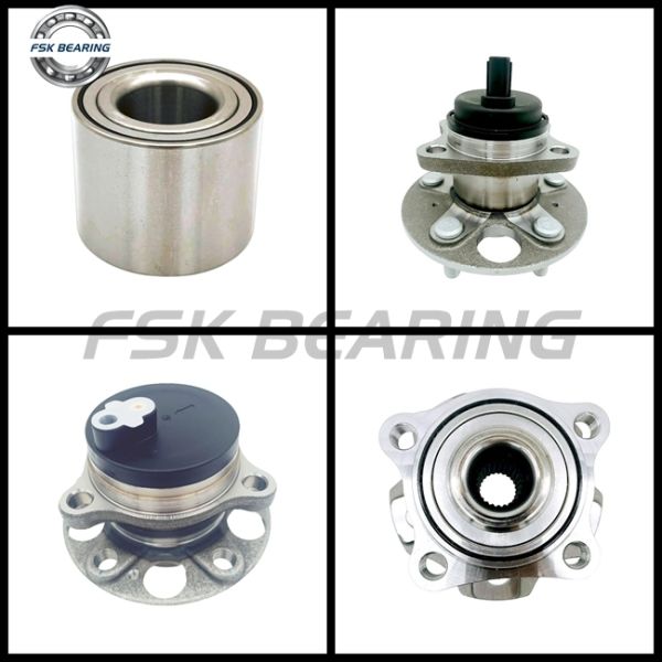 Double Rows Gcr15 Chrome Steel ABS Sensor Wheel Hub Bearing for BMW 3 Series E46 Rear Wheel