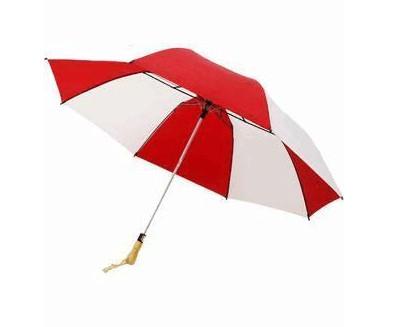 Womens Wind Resistant Golf Umbrella Auto Open Red And White Alternative Colors