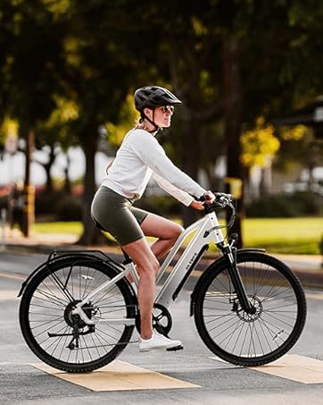 C622 500W Electric City Bike 48V Lithium Electric Mountain Bike with Lithium Battery Carbon Steel Frame 7-Speed Brushless Motor