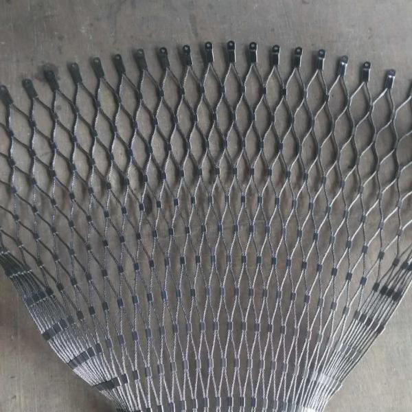 stainless steel wire rope mesh fence netting for balustrade/stairs safety rope mesh